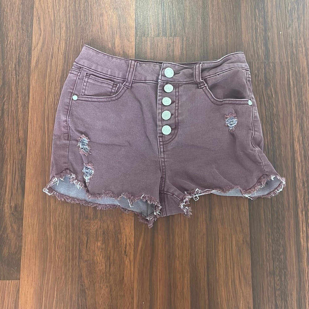 Refuge high waisted distressed shorts